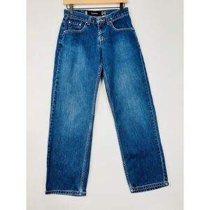 Levi's Silver Tab Jeans Women's Juniors Size 3 Loose Fit Denim 90s Med. Wash Y2K